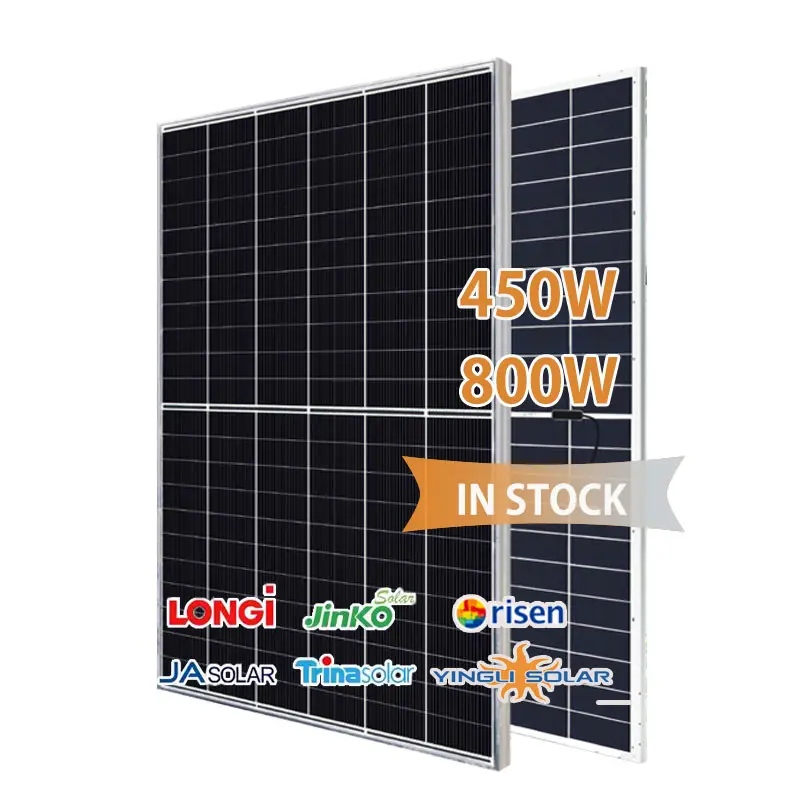 Солнечная панель Jinko Longi Yingli, цена, 450 500 Вт, 600 Вт, 700 Вт, 800 Вт, монокристаллическая энергия Trina, солнечная крыша, цена, подержанные панели
