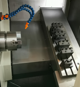 Hochwertige CNC-Drehmaschine Werkzeuge lineare Führung einzel- und doppelspindel FANUC-Steuerung