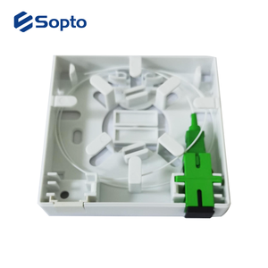 Precio de fábrica Mini caja de terminales de fibra óptica 2 puertos Tipo de escritorio conectar SC/LC Pigtail 2 Core FTTH caja de terminales interior - Product Image 2