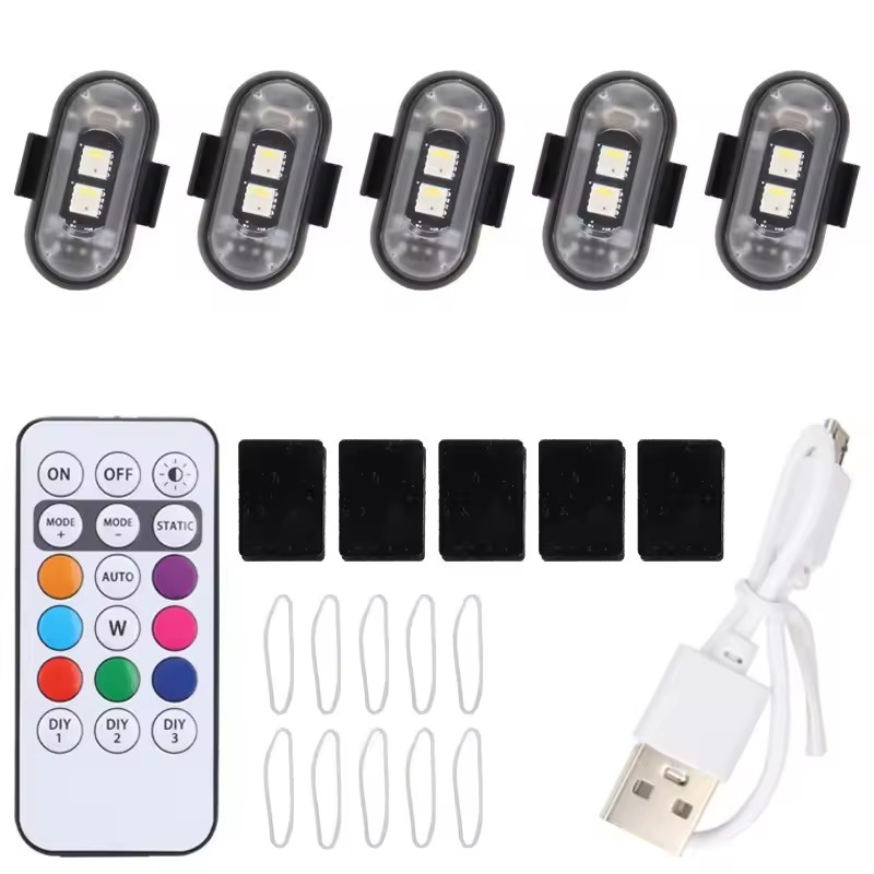 6 Lumières + 1 Télécommande