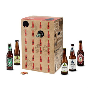 定制啤酒日历盒24瓶瓦楞纸箱运输箱啤酒降临日历盒 - Product Image 1