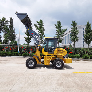 小型1.5吨柴油前端装载机4x4轮式紧凑型建筑机械，带铲斗附件2吨额定负载 - Product Image 5