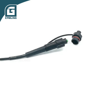 Cable de conexión Gcabling Ftth Cable de caída de fibra óptica blindado a prueba de agua 20 50M 100M SC APC UPC IP67 IP68 Cable de conexión de Fibra óptica - Product Image 3