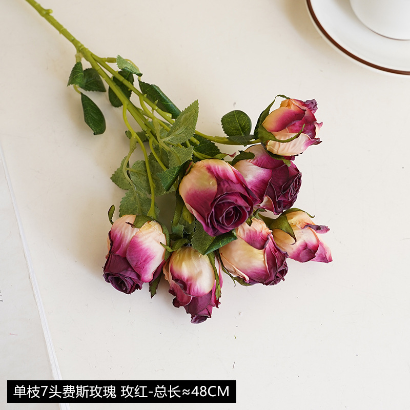 Autumn red-single branch 7 firth rose