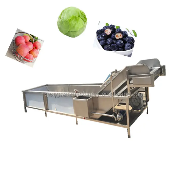 Mesin cuci sayur dan buah pisang Apple Jujube 300kg mesin pembersih gelembung untuk mesin cuci lada kubis