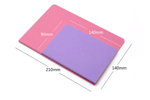 Cuaderno de diario de colores coloridos personalizado de fábrica A5 A6 30 páginas encuadernación de costura Simple varios colores cuaderno de tapa suave - Product Image 6