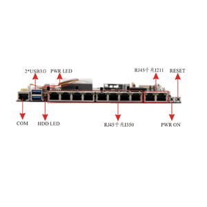 Intel Core skylake-u Celeron 3855U anakart C3855LTE çok LAN 10 * LAN + 2 * SFP yönlendirici Pfsense çok LAN güvenlik duvarı ağ sunucusu - Product Image 4