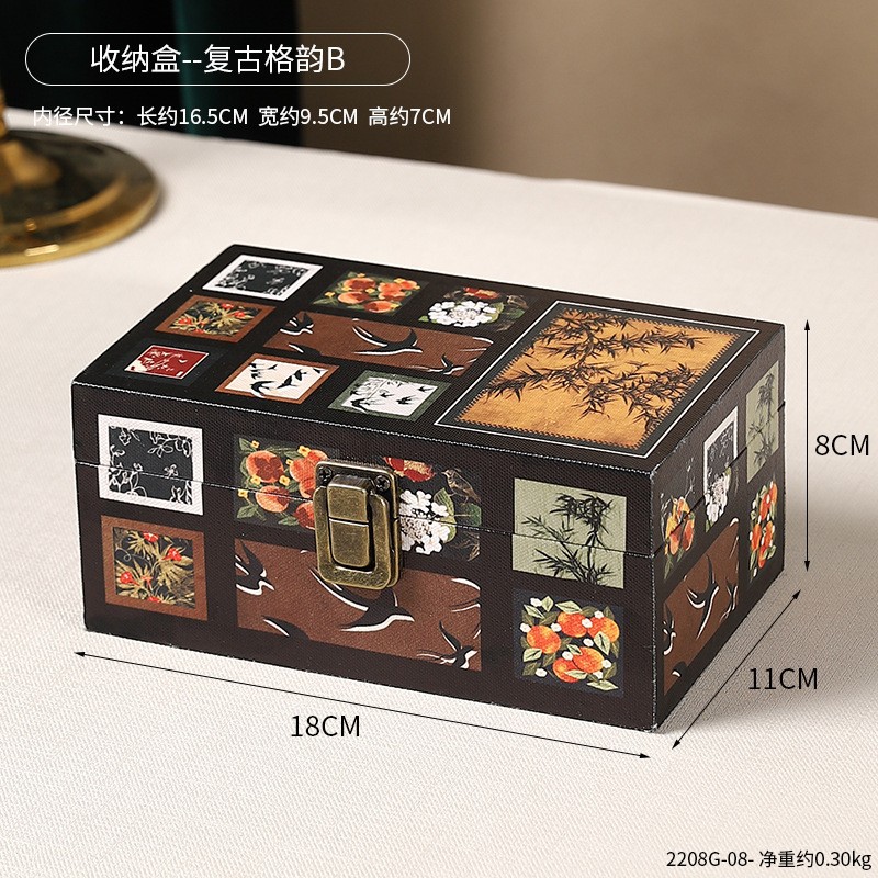 2208G-08 Caja de almacenamiento - Estilo retro B