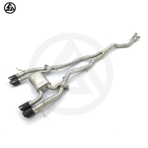 Csz ท่อไอเสียแบบ catback ท่อกลางแบบสปอร์ตสำหรับ BMW S58 G80 G82 M3 M4 3.0T ระบบท่อไอเสียแบบควบคุมระยะไกล