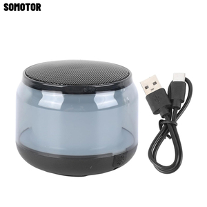 ลำโพงสเตอริโอกลางแจ้งไร้สาย LED สีสันสดใสขนาดเล็กพร้อมเสาเสียงเพลง MP3สำหรับคอมพิวเตอร์และสมาร์ทโฟน - Product Image 1