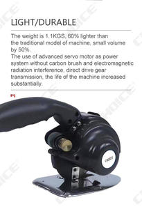 RCS-100 Round <strong>Cutter</strong> With Servo Motor Suitable for Different Fabrics for Garment Factory - Product Image 5