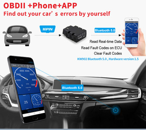 Cheap Elm327 Obd2 Scanner KONNWEI KW902 Elm327 <strong>Scan</strong> Tool With Torque <strong>APP</strong> Free on Android Phone - Product Image 5