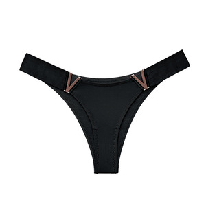 定制标志水钻丁字裤女丁字裤 - Product Image 5