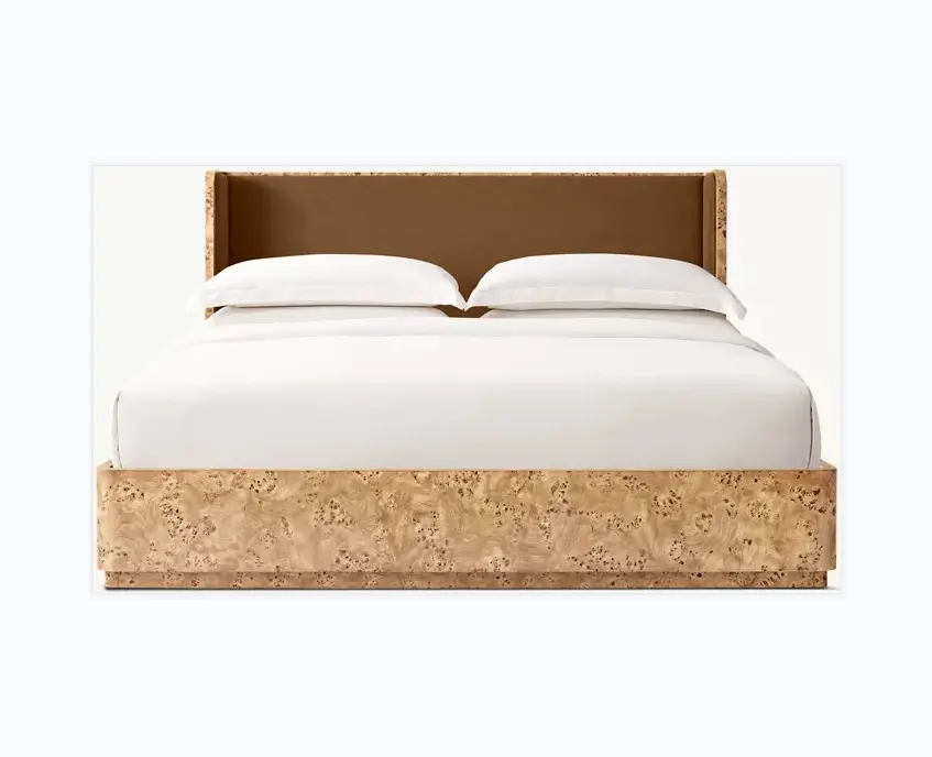 Venta directa de fábrica Muebles de estilo nórdico Dormitorio Cama doble Cama individual de madera