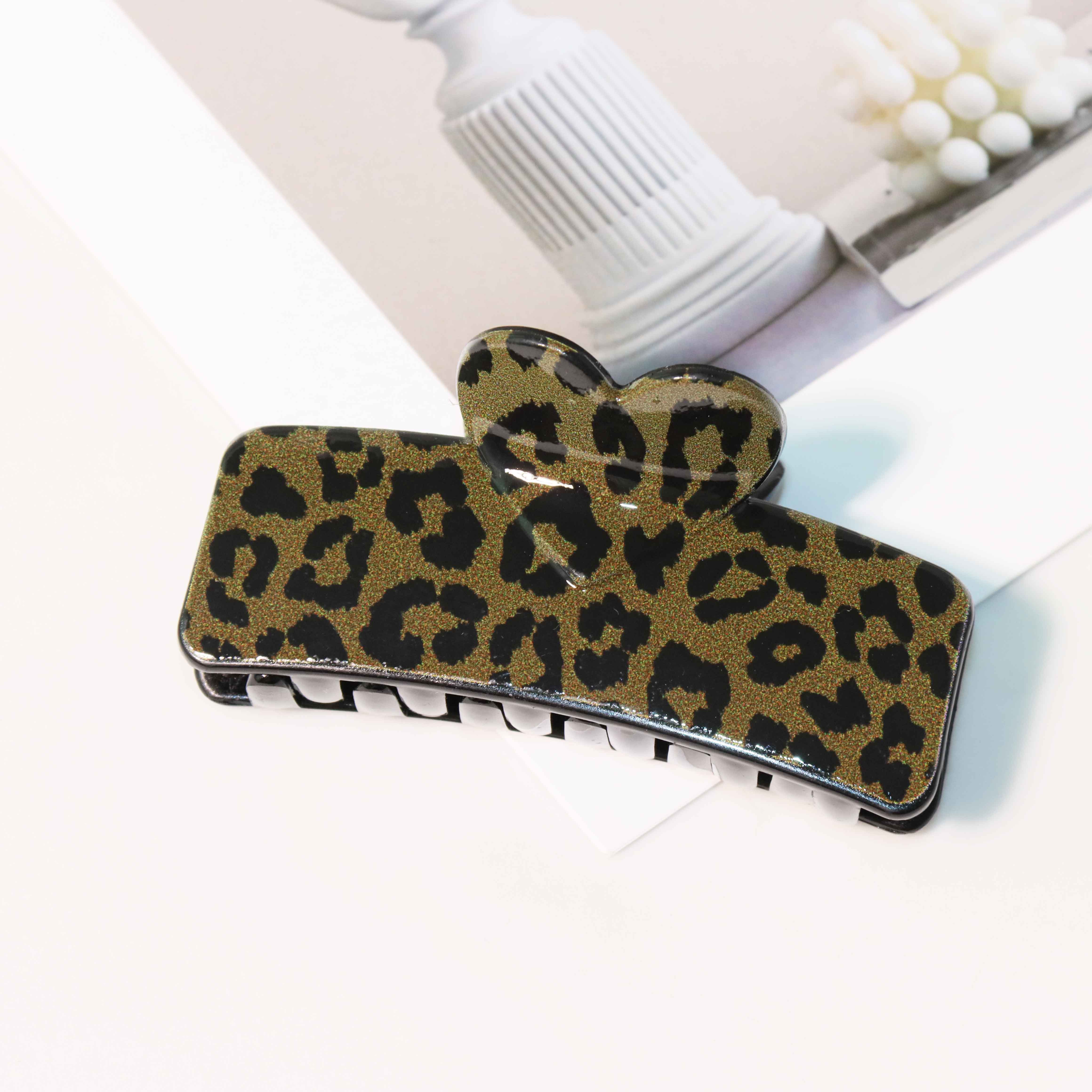 Olive Green Leopard