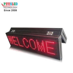 Display a LED di colore rosso di buona qualità luminosità dello schermo pubblicità semi esterna led messaggio a scorrimento segno led messaggio in movimento segno - Product Image 2