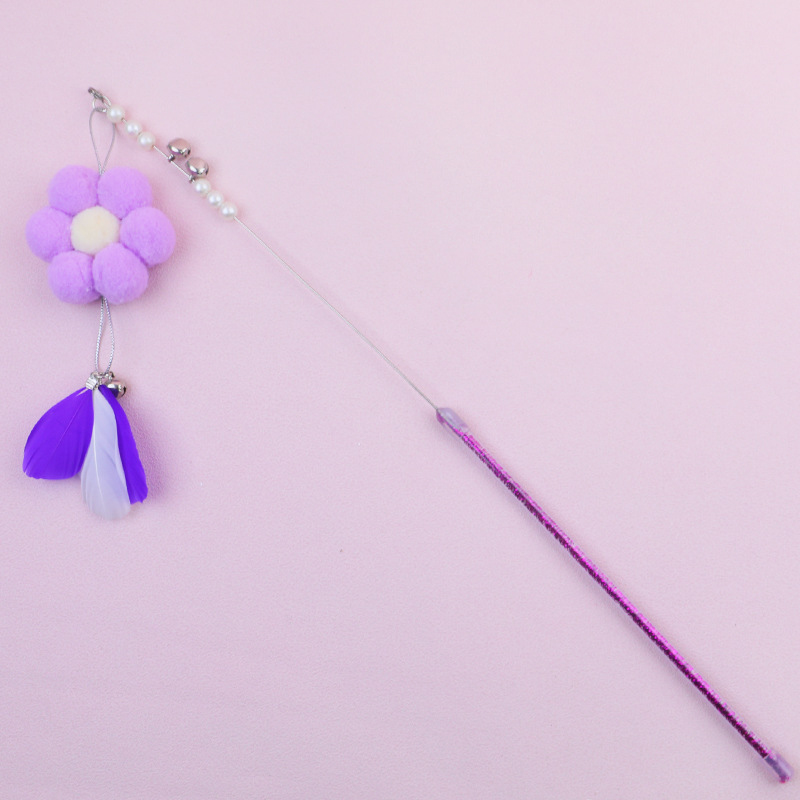 Motif de fleur de fée violette