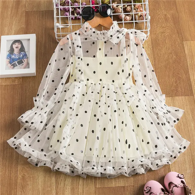 Vestido de verano de princesa con flores para niñas, ropa informal, 3 a 8 años, 2020