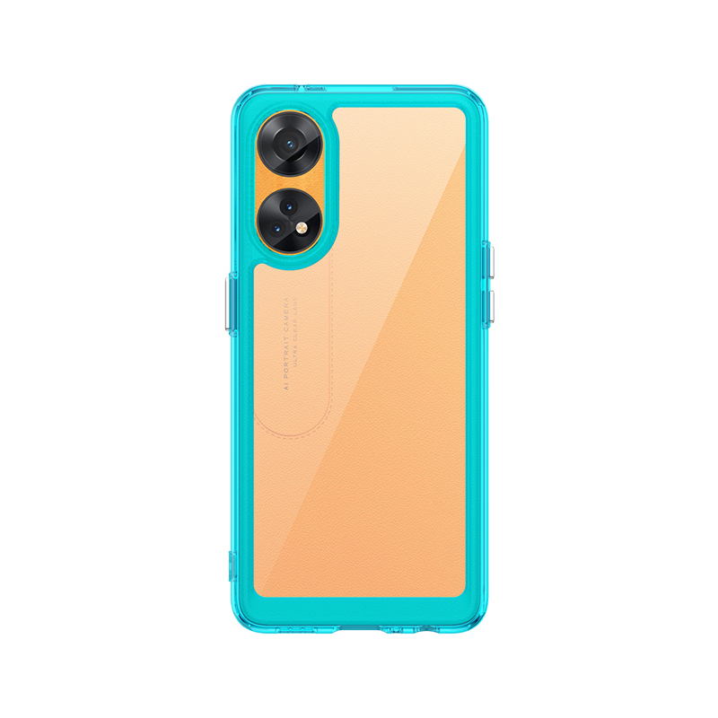 Transparent blue