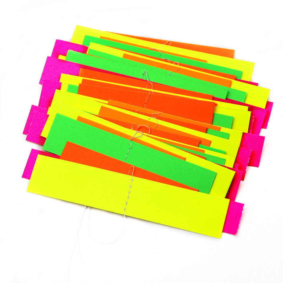 Guirlande de banderoles colorées Neon-1pc de 2 mètres