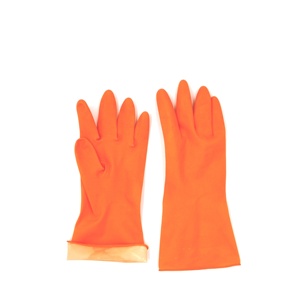 Hot bán phổ biến 30cm cam vệ sinh làm sạch làm việc guantes domesticos hộ gia đình Găng tay cao su - Product Image 3