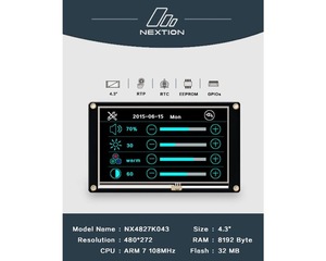 Nextion NX8048K070_011C 7.0 "'Touch Screen HMI Multi-Touch-Display Mit Gehäuse Touchscreen TFT LCD Display Modul - Product Image 3