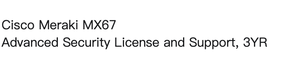Cisco Meraki mx67 Giấy phép bảo mật nâng cao 3 năm và LIC-MX67-SEC-3YR hỗ trợ - Product Image 3