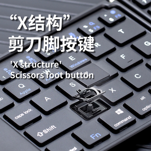 Compatibilidad multisistema Peso ligero Doble plegable Comodidad Teclas silenciosas Teclado pequeño Bluetooth inalámbrico recargable - Product Image 6