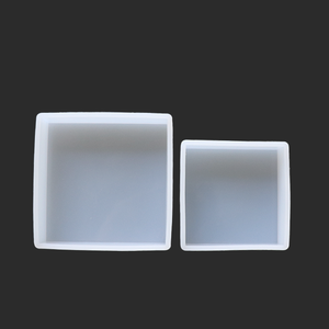 قالب راتنج سيليكون شاكر DIY، قوالب صب يدوية، قالب سيليكون مكعب مربع، قوالب صابون حورية البحر للراتنج - Product Image 5