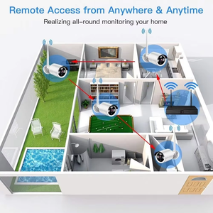 Sistema de cámara de seguridad inalámbrica NVR de 3MP para exteriores, conjunto de cámara IP P2P WiFi, cámara CCTV de 8 canales, kit de videovigilancia, conjunto de NVR para el hogar - Product Image 6