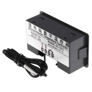 Controlador de temperatura digital W3230, regulador de termostato con pantalla LED de 12V, 24V, 20A, con instrumento de control de calor/refrigeración