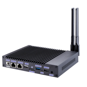 RK3588 Octa Core brazo industrial sin ventilador mini pc y RS232 RS485 dual Gigabit Ethernet RK3588 Android ubuntu linux mini pc Box