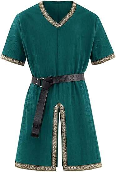 Slit pirate t emerald green