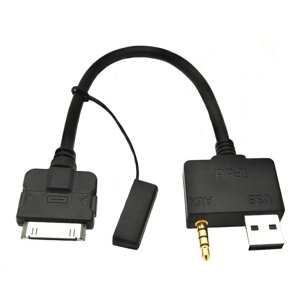 Adaptador de Cable de carga USB estéreo para coche, alta cantidad, para Hyundai Kia