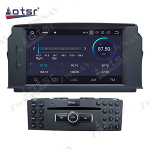 Android 11 PX6 64G araba radyo GPS navigasyon ünitesi için MERCEDES BENZ C sınıfı C180/C200/MERCEDES W204 kaydedici multimedya oynatıcı - Product Image 3