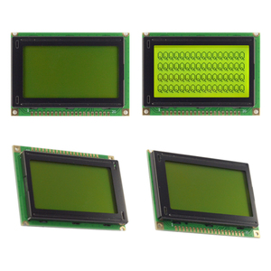 COB Grafik 12864 Modul 128*64 Punkte Matrix STN schwarze Buchstaben auf gelbg grünem Hintergrund LCD Modul mono parallele Schnittstelle - Product Image 2