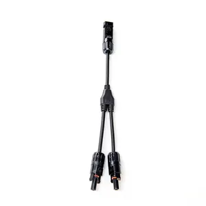 2 to 1 Y Branch <strong>Parallel</strong> <strong>Connection</strong> Pv Connector With 4mm2 Solar Cable for Solar <strong>System</strong> - Product Image 1