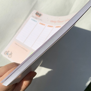 定制A4/A5学校办公室规划师记事本廉价活页纸购物清单记事本，印有定制标志 “待办事项清单” - Product Image 3