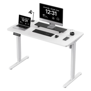<strong>Simple</strong> Portable 28 to 48 Inch Height Adjustable PC Sit Standing <strong>Desk</strong> 24x48 Inch Easy to Move and Control Electric <strong>Computer</strong> <strong>Desk</strong> - Product Image 1