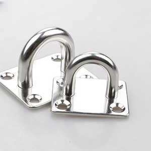 Gancho de montaje SS304, placas de ojo, Hardware marino, bucles de gancho de montaje en pared multifuncionales - Product Image 6