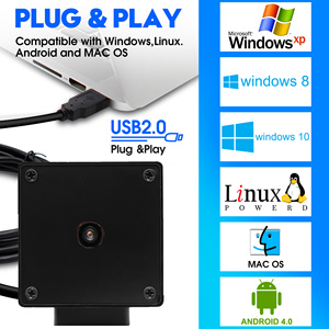 ELP 8MP自动对焦USB摄像头，带IMX179传感器迷你UVC USB2.0网络摄像头，带76度镜头，用于条形码二维码扫描
