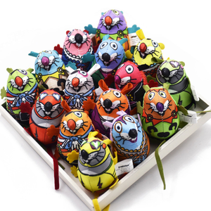 Hellomoon-juguete de gato de peluche Multicolor, ratones estimulantes, hierba gatera con sonido - Product Image 3