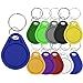 Fudan 13.56Mhz RFID NFC Keyfob kustom Logo pabrik ABS plastik ABS NFC gantungan kunci Tag dengan 1k Chip tahan air untuk Hotel - Product Image 5