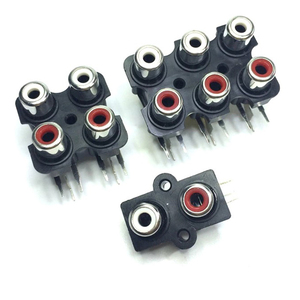 2/4/6/8 Hole <strong>RCA</strong> Female Stereo Audio Jack AV Audio <strong>Input</strong> Amplifier Interface Signal Connection Connector - Product Image 3