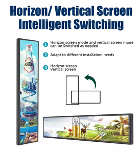 28'' Strip <strong>Display</strong> <strong>Screen</strong> Stretch Bar <strong>LCD</strong> <strong>Display</strong> for Advertising Equipment Shelf Header Edge Bar Double Side Stretch <strong>Display</strong> - Product Image 3