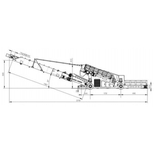Stacker di scarico Mobile cingolato capacità JXLD-1000 1000 m3/ora - Product Image 2