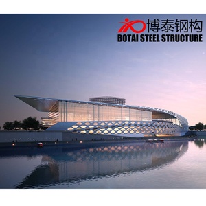 Construcción Prefabricada Forma de arco Acero Personalizado Ecológico Soldadura Almacén Estructura de acero ligero Edificio de peso ligero - Product Image 6