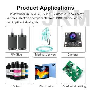 带控制器的紫外粘合树脂清漆2200W 365NM 395NM 405NM发光二极管紫外固化系统