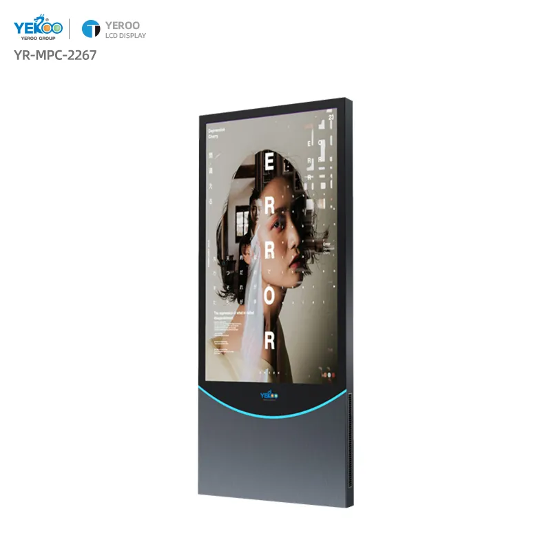 Display LCD del chiosco del Totem del contrassegno di Digital del Touch Screen di Android da pavimento dell'interno da 50 pollici per la pubblicità