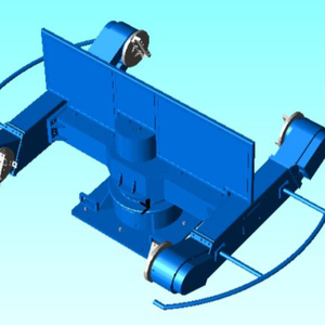 500kg Payload Three <strong>Axis</strong> Horizontal Rotary Positioner Linkage <strong>With</strong> Yaskawa <strong>Robot</strong> Welding - Product Image 1
